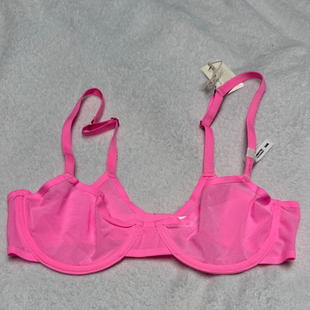 Aerie Bright Pink Underwire Bra
